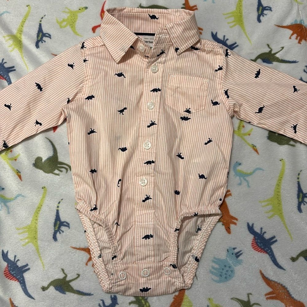 Carters  Dinosaur Print Kids One Piece